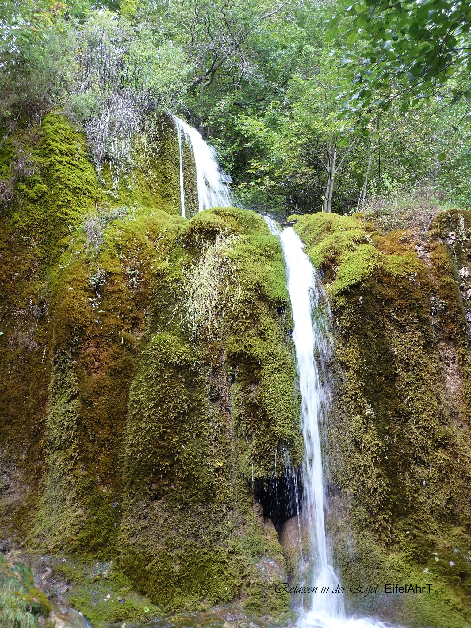 Wasserfälle sind in der Eifel eher selten